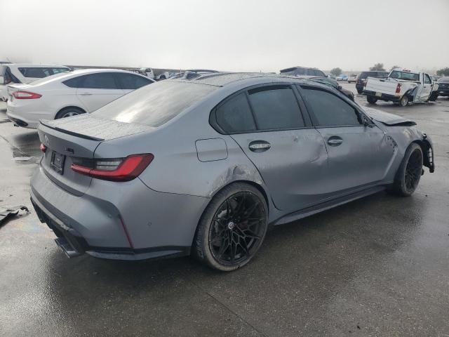 WBS43AY07PFP38655 - 2023 BMW M3 COMPETITION ნაცრისფერი ფოტო 3