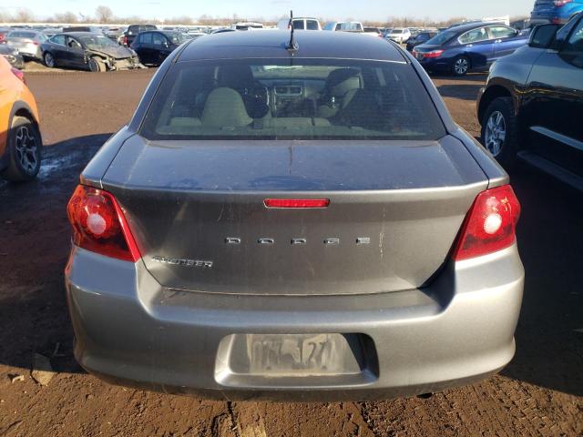 1C3CDZAB6CN322627 - 2012 DODGE AVENGER SE GRAY photo 6