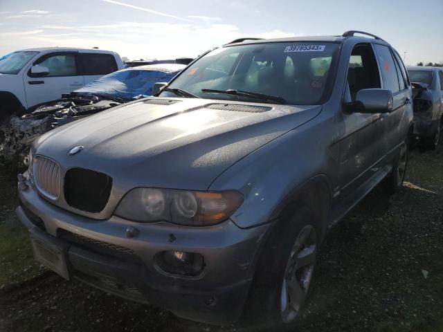 5UXFB53585LV15955 - 2005 BMW X5 4.4I GRAY photo 1