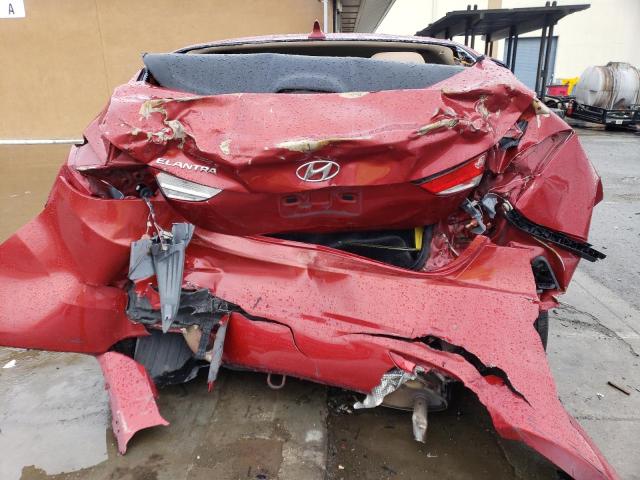 KMHDH4AE1DU728058 - 2013 HYUNDAI ELANTRA GLS RED photo 6