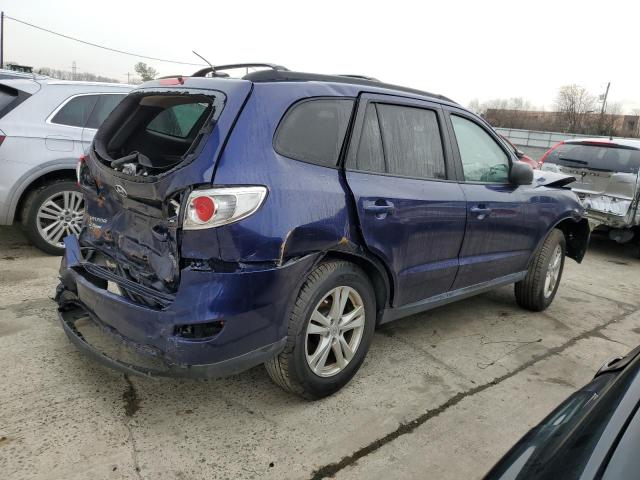 5NMSG3AB9AH405989 - 2010 HYUNDAI SANTA FE GLS BLUE photo 3