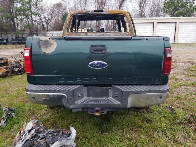 1FT7W2BT4BEB37951 - 2011 FORD F250 SUPER DUTY GREEN photo 6