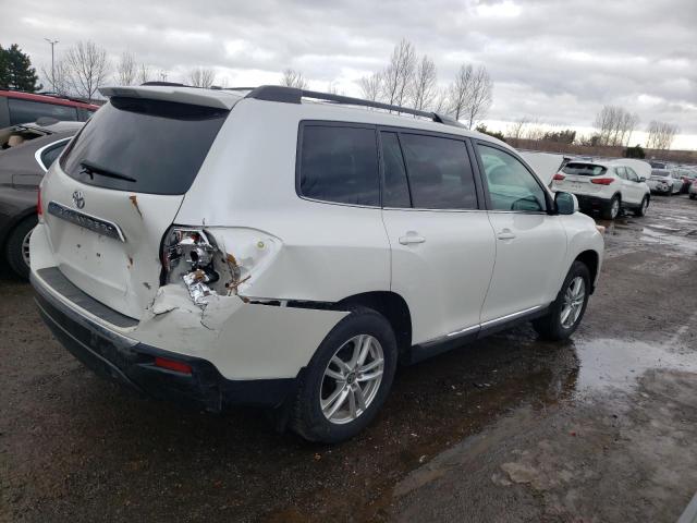 5TDBK3EHXCS128864 - 2012 TOYOTA HIGHLANDER BASE أبيض صورة 3