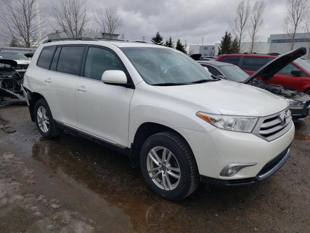 5TDBK3EHXCS128864 - 2012 TOYOTA HIGHLANDER BASE أبيض صورة 4