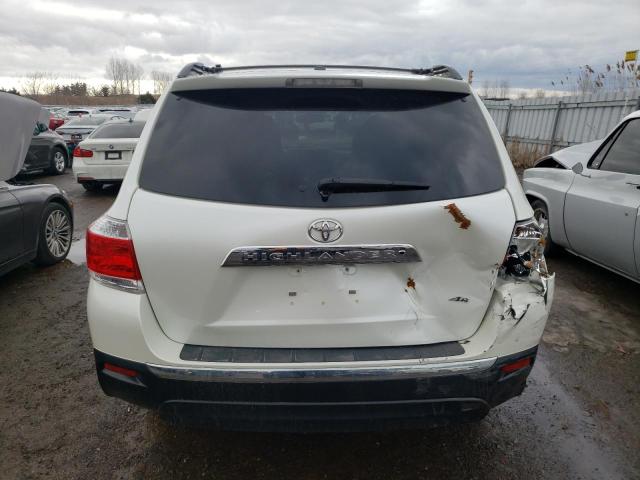 5TDBK3EHXCS128864 - 2012 TOYOTA HIGHLANDER BASE أبيض صورة 6