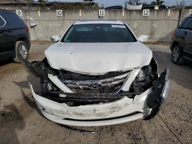 5NPEC4AC6BH169507 - 2011 HYUNDAI SONATA SE WHITE photo 5