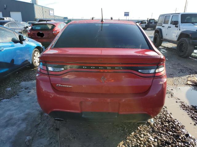 1C3CDFBBXGD578262 - 2016 DODGE DART SXT RED photo 6