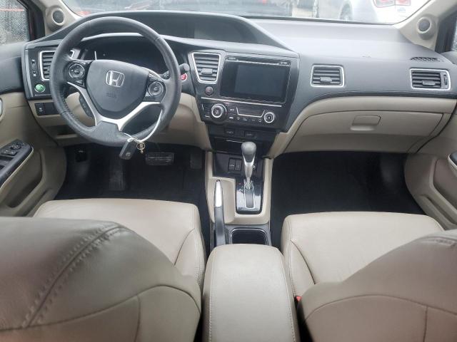 19XFB2F91FE031585 - 2015 HONDA CIVIC EXL ბურგუნდია ფოტო 8