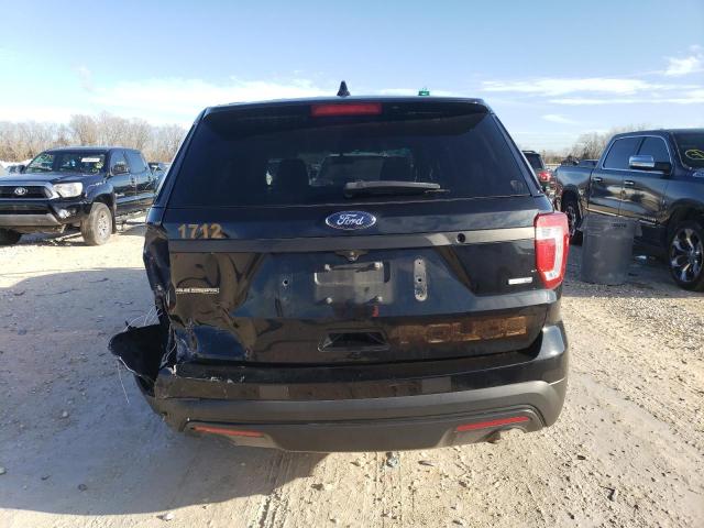 1FM5K8AR4HGA37028 - 2017 FORD EXPLORER POLICE INTERCEPTOR BLACK photo 6