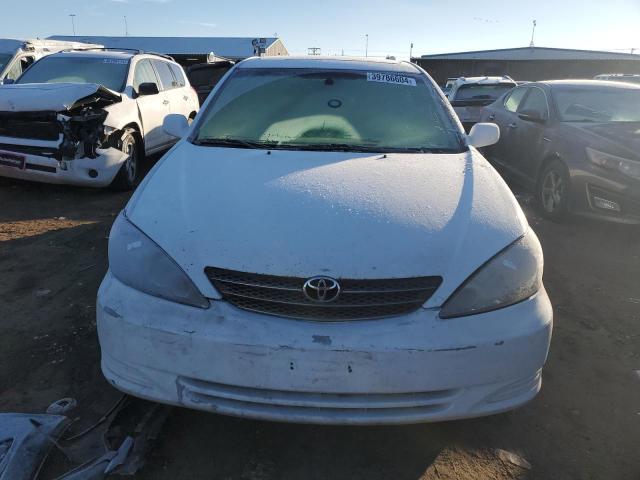 4T1BE32K62U588505 - 2002 TOYOTA CAMRY LE WHITE photo 5