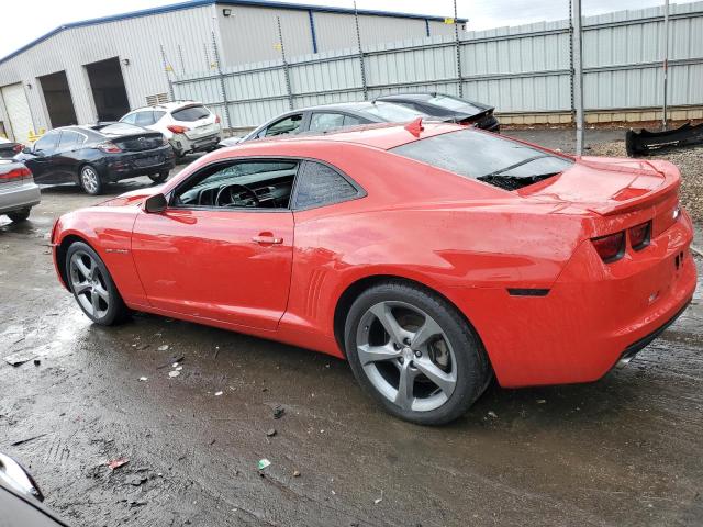 2G1FC1E34D9222670 - 2013 CHEVROLET CAMARO LT RED photo 2