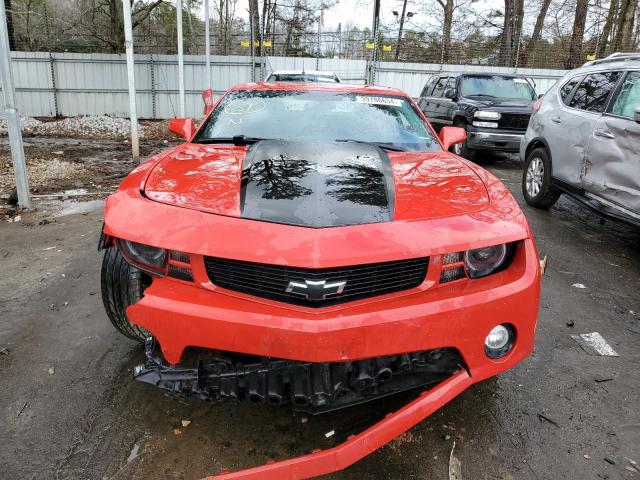 2G1FC1E34D9222670 - 2013 CHEVROLET CAMARO LT RED photo 5