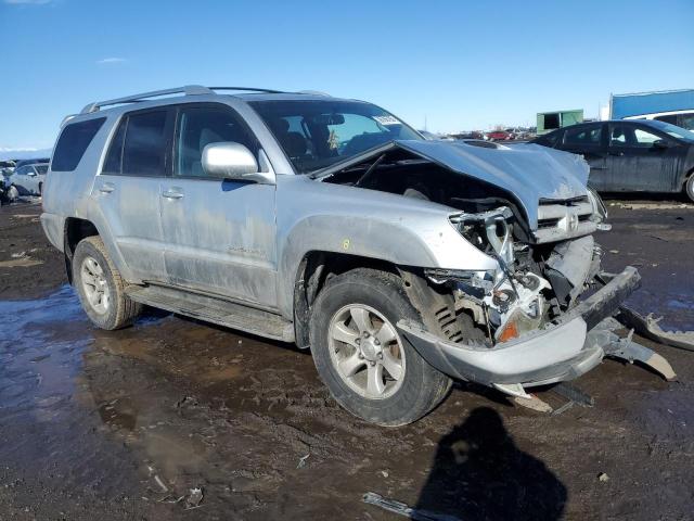 JTEBU14R130011990 - 2003 TOYOTA 4RUNNER SR5 SILVER photo 4