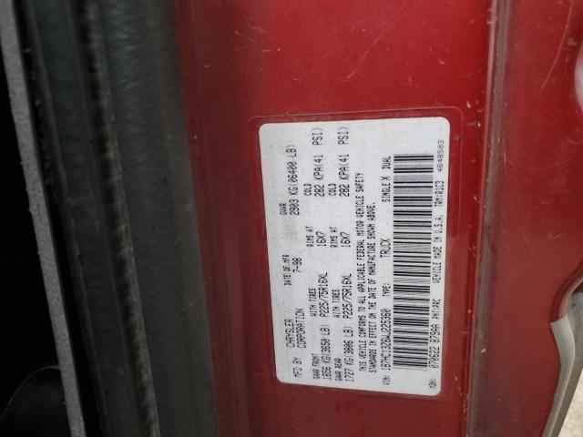 1B7HC13Z6WJ225360 - 1998 DODGE RAM 1500 RED photo 12