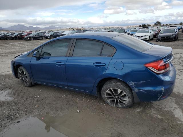 2HGFB2F84DH511663 - 2013 HONDA CIVIC EX BLUE photo 2