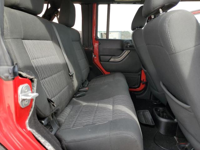 1C4BJWDG4CL194261 - 2012 JEEP WRANGLER U SPORT წითელი ფოტო 10