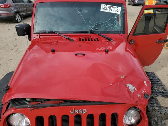 1C4BJWDG4CL194261 - 2012 JEEP WRANGLER U SPORT წითელი ფოტო 11