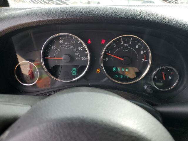 1C4BJWDG4CL194261 - 2012 JEEP WRANGLER U SPORT წითელი ფოტო 9