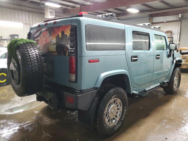 5GRGN23U87H101243 - 2007 HUMMER H2 BLUE photo 3