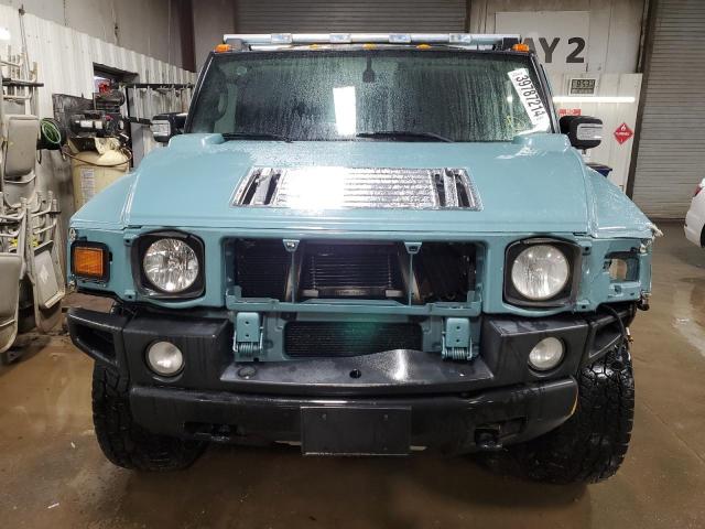 5GRGN23U87H101243 - 2007 HUMMER H2 BLUE photo 5