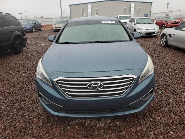 5NPE24AF6GH409191 - 2016 HYUNDAI SONATA SE BLUE photo 5