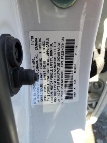 2HGFC2F86KH509200 - 2019 HONDA CIVIC SPORT Biały zdjęcie 13