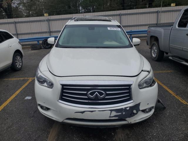 5N1AL0MN0EC527667 - 2014 INFINITI QX60 WHITE photo 5