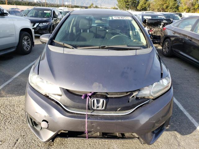 3HGGK5H88FM714479 - 2015 HONDA FIT EX GRAY photo 5