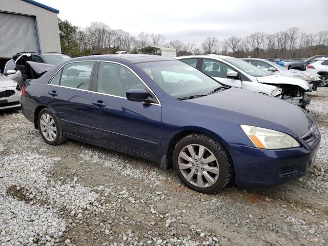 1HGCM66527A087543 - 2007 HONDA ACCORD EX BLUE photo 4