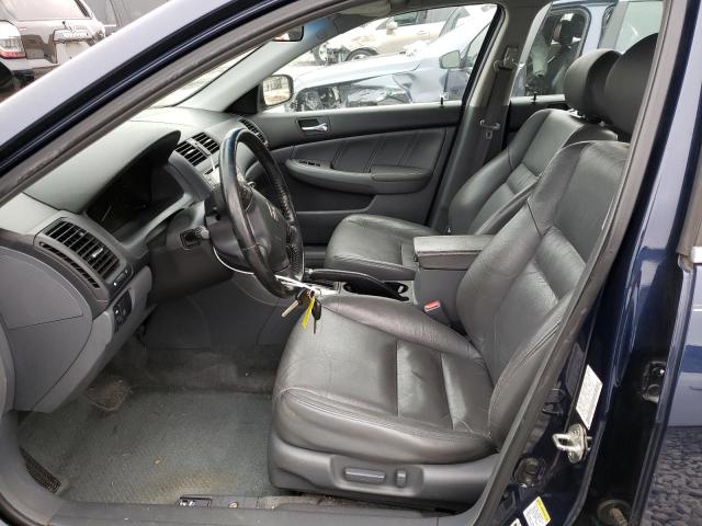 1HGCM66527A087543 - 2007 HONDA ACCORD EX BLUE photo 7