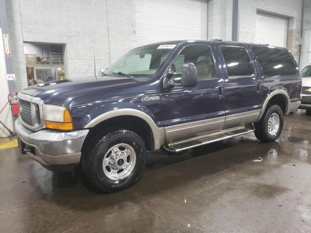 1FMNU43S0YEE35643 - 2000 FORD EXCURSION LIMITED BLUE photo 1