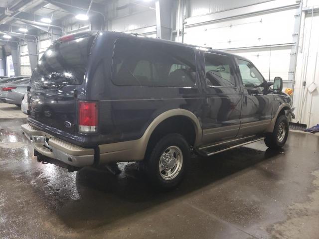 1FMNU43S0YEE35643 - 2000 FORD EXCURSION LIMITED BLUE photo 3