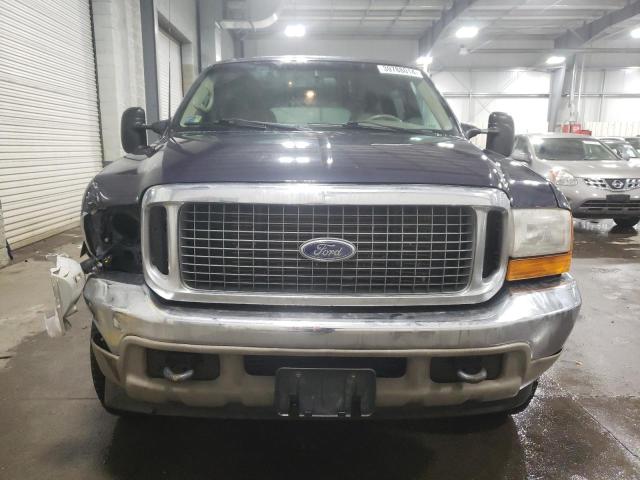 1FMNU43S0YEE35643 - 2000 FORD EXCURSION LIMITED BLUE photo 5