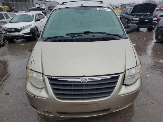 2A8GP54L67R276090 - 2007 CHRYSLER TOWN & COU TOURING GOLD photo 5