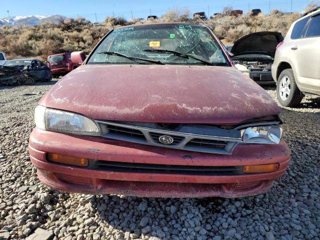 JF1GC4555TH514472 - 1996 SUBARU IMPREZA LX RED photo 5