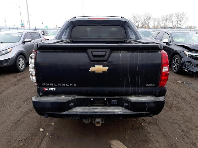 3GNTKFE36BG121764 - 2011 CHEVROLET AVALANCHE LT BLACK photo 6