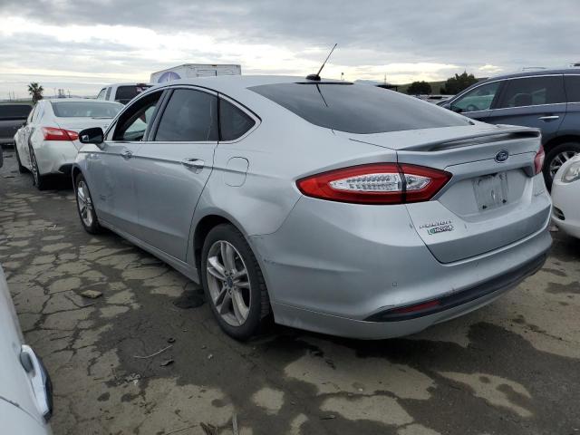 3FA6P0SU7FR281430 - 2015 FORD FUSION TITANIUM PHEV SILVER photo 2