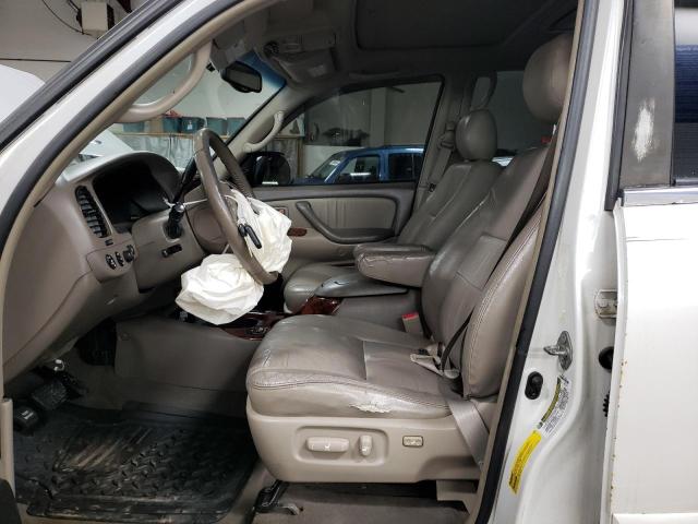 5TDBT48A75S256645 - 2005 TOYOTA SEQUOIA LIMITED WHITE photo 7