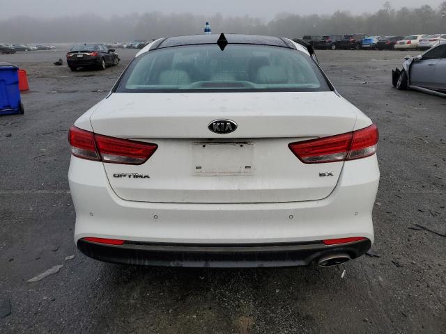 5XXGU4L30GG099251 - 2016 KIA OPTIMA EX WHITE photo 6