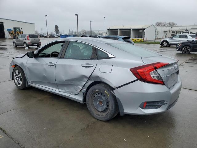 2HGFC2F53JH518795 - 2018 HONDA CIVIC LX SILVER photo 2