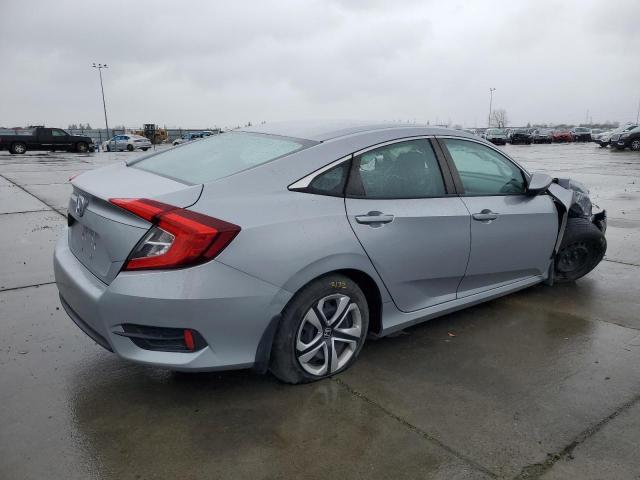 2HGFC2F53JH518795 - 2018 HONDA CIVIC LX SILVER photo 3