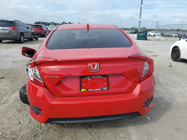 2HGFC2F7XJH610066 - 2018 HONDA CIVIC EX RED photo 6