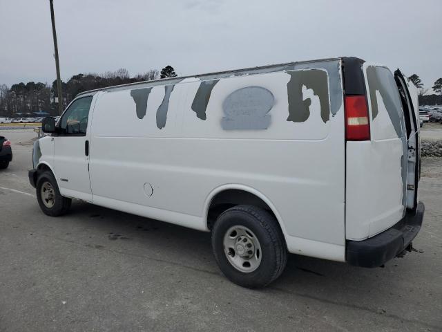 1GCGG29V651229465 - 2005 CHEVROLET EXPRESS G2 WHITE photo 2