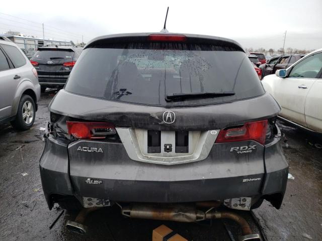 5J8TB1H20BA001022 - 2011 ACURA RDX GRAY photo 6