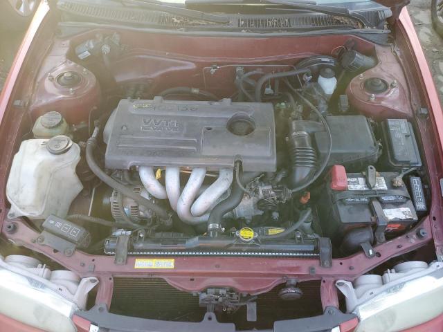 1NXBR12E71Z556888 - 2001 TOYOTA COROLLA CE RED photo 11