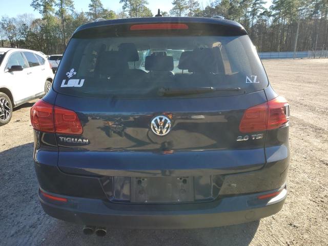 WVGAV7AX6FW521767 - 2015 VOLKSWAGEN TIGUAN S BLUE photo 6