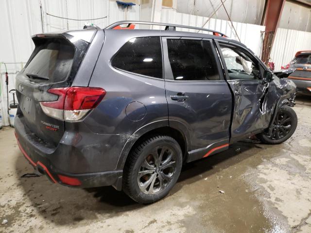 JF2SKAJC5PH524209 - 2023 SUBARU FORESTER SPORT GRAY photo 3