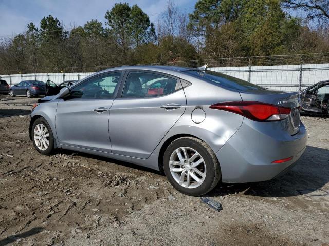 KMHDH4AE3FU383215 - 2015 HYUNDAI ELANTRA SE GRAY photo 2