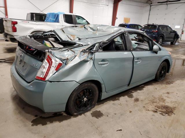 JTDKN3DU4D1657277 - 2013 TOYOTA PRIUS BLUE photo 3