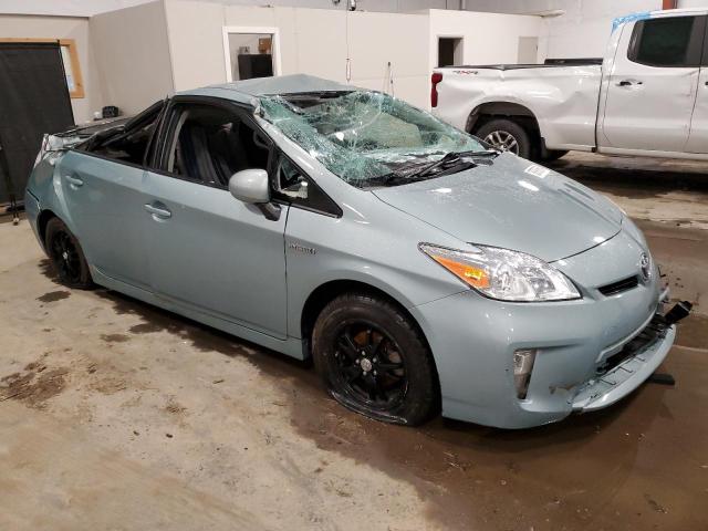 JTDKN3DU4D1657277 - 2013 TOYOTA PRIUS BLUE photo 4